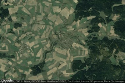 Vue aérienne de Waldthurn