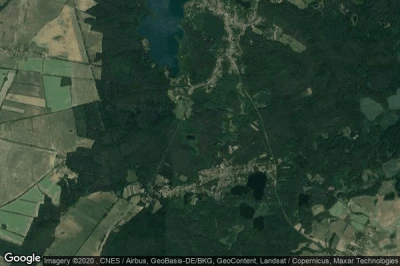 Vue aérienne de Waldsieversdorf