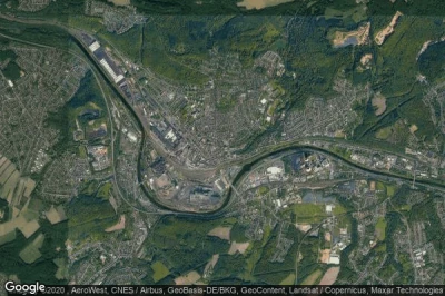 Vue aérienne de Volklingen