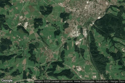 Vue aérienne de Vachendorf