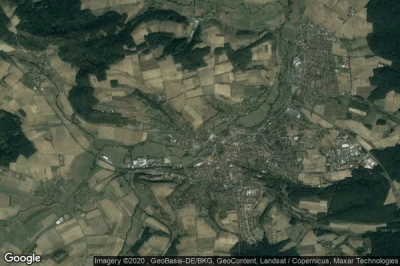 Vue aérienne de Unterschweinach