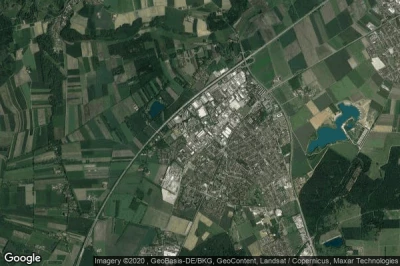 Vue aérienne de Unterschleissheim