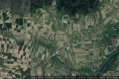 Vue aérienne de Unterglauheim