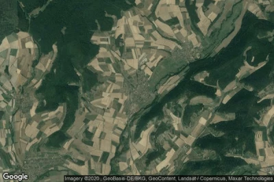 Vue aérienne de Untererthal