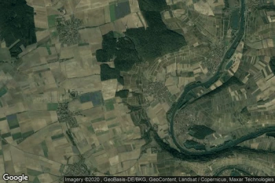 Vue aérienne de Untereisenheim