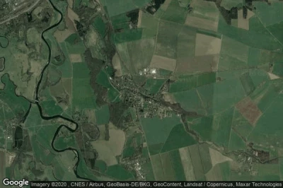 Vue aérienne de Thallwitz