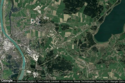 Vue aérienne de Stephanskirchen