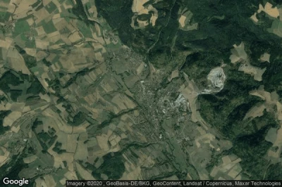 Vue aérienne de Stadtsteinach