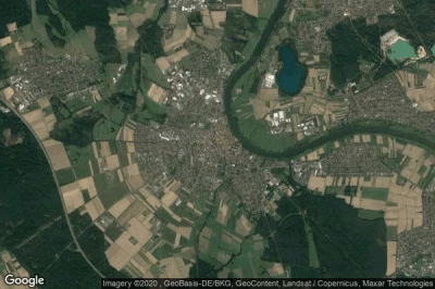 Vue aérienne de Seligenstadt