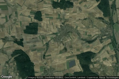 Vue aérienne de Schwanfeld