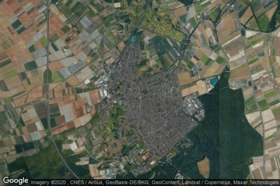Vue aérienne de Schifferstadt