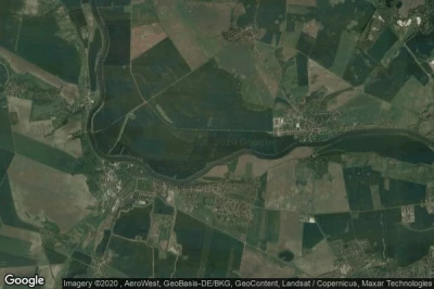 Vue aérienne de Schiepzig