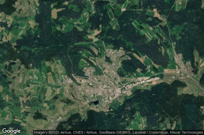 Vue aérienne de Sankt Georgen im Schwarzwald