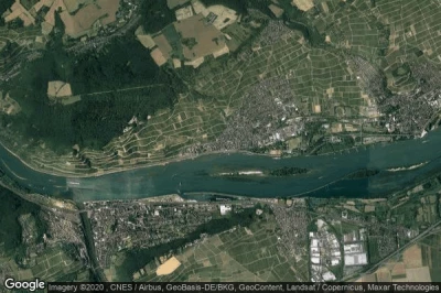 Vue aérienne de Rudesheim am Rhein
