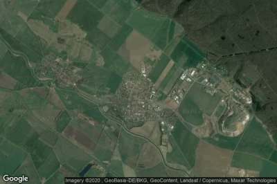 Vue aérienne de Rossleben