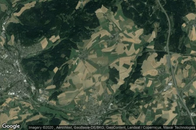 Vue aérienne de Rodesgrün