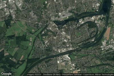 Vue aérienne de Rendsburg
