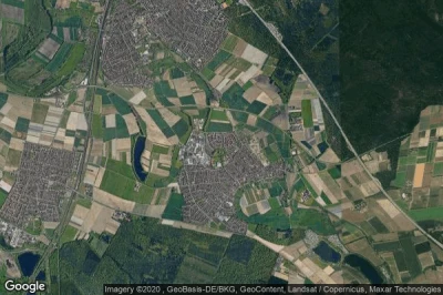 Vue aérienne de Reilingen