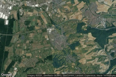Vue aérienne de Rauenberg