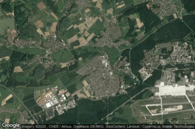 Vue aérienne de Ramstein-Miesenbach