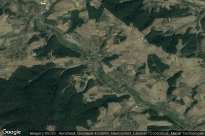 Vue aérienne de Priesendorf