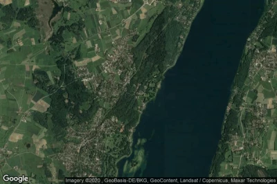 Vue aérienne de Possenhofen
