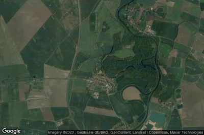 Vue aérienne de Plotzkau