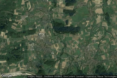 Vue aérienne de Pliensbach