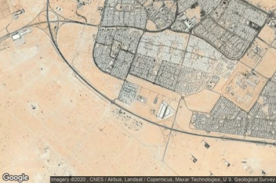 Vue aérienne de ‘Ushaysh al Jahrā’