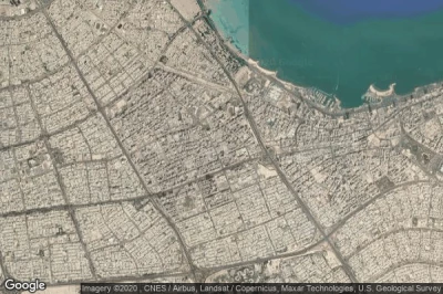 Vue aérienne de Ḩawallī