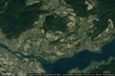 Vue aérienne de Ohningen