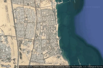 Vue aérienne de Al Manqaf