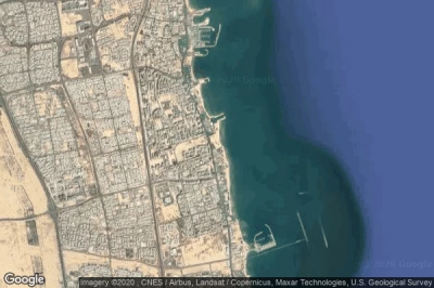 Vue aérienne de Al Mahbulah