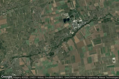 Vue aérienne de Obrigheim