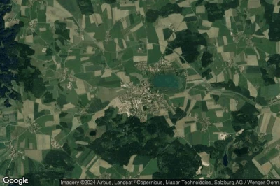 Vue aérienne de Obing