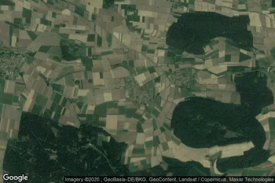Vue aérienne de Oberlistingen