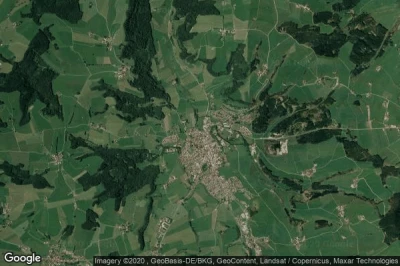 Vue aérienne de Obergunzburg