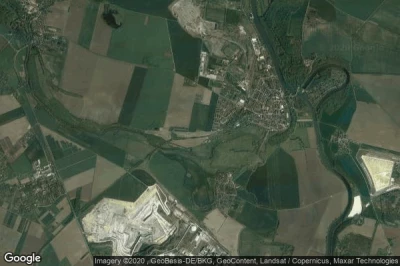 Vue aérienne de Nienburg