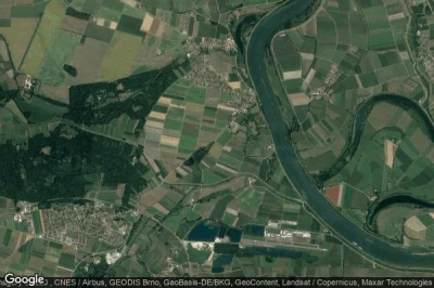 Vue aérienne de Niedermotzing