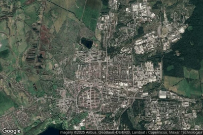 Vue aérienne de Neubrandenburg