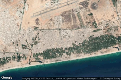 Vue aérienne de Salalah
