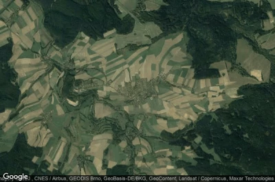 Vue aérienne de Neualbenreuth