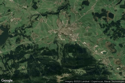 Vue aérienne de Nesselwang