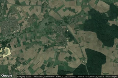 Vue aérienne de Munzenberg