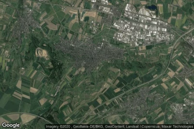 Vue aérienne de Mülheim