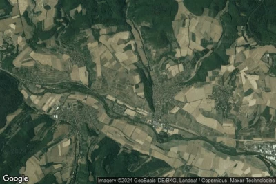 Vue aérienne de Monzingen