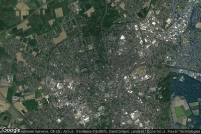 Vue aérienne de Monchengladbach