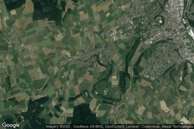 Vue aérienne de Mittelbiberach