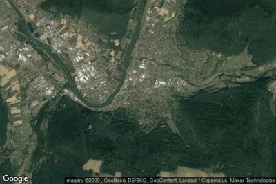 Vue aérienne de Miltenberg