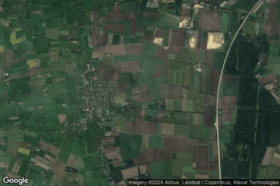 Vue aérienne de Midlum